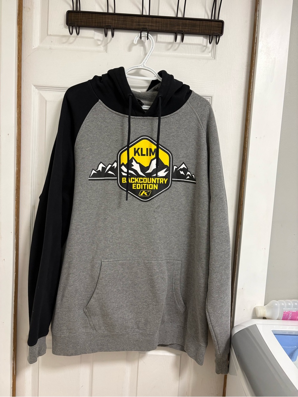 KLIM Men’s Gray & Black Backcountry Edition Hoodie